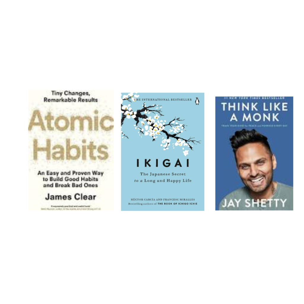 Atomic Habits Ikigai Think Like A Monk Books Khareedo