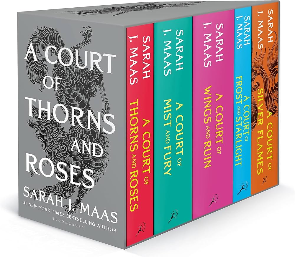A Court Of Thorns And Roses Box Set By Sarah J Maas Acotar (5 Books